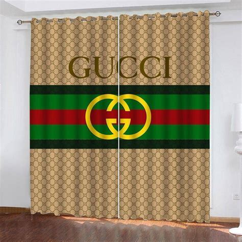 gucci print curtains|gucci wallpaper bedroom.